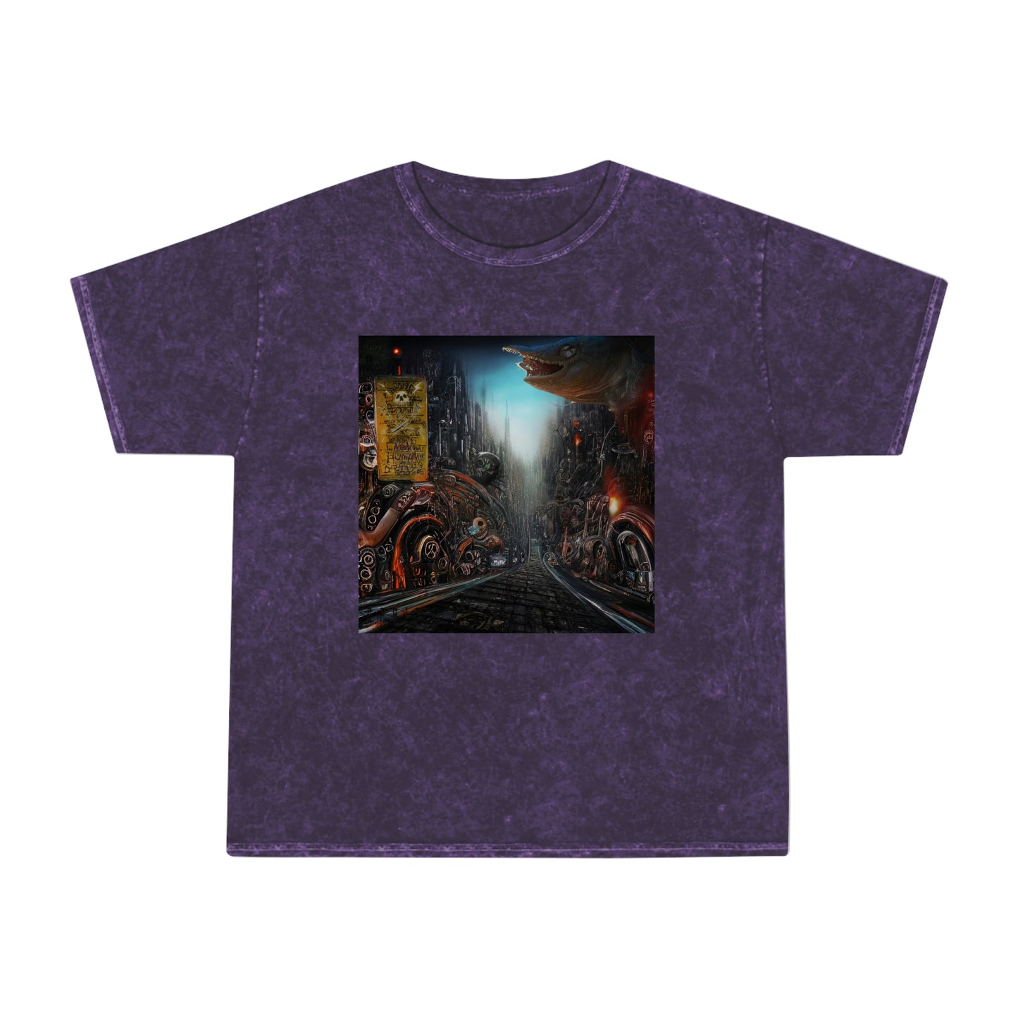 Non-Human Drive Unisex Mineral Wash T-Shirt